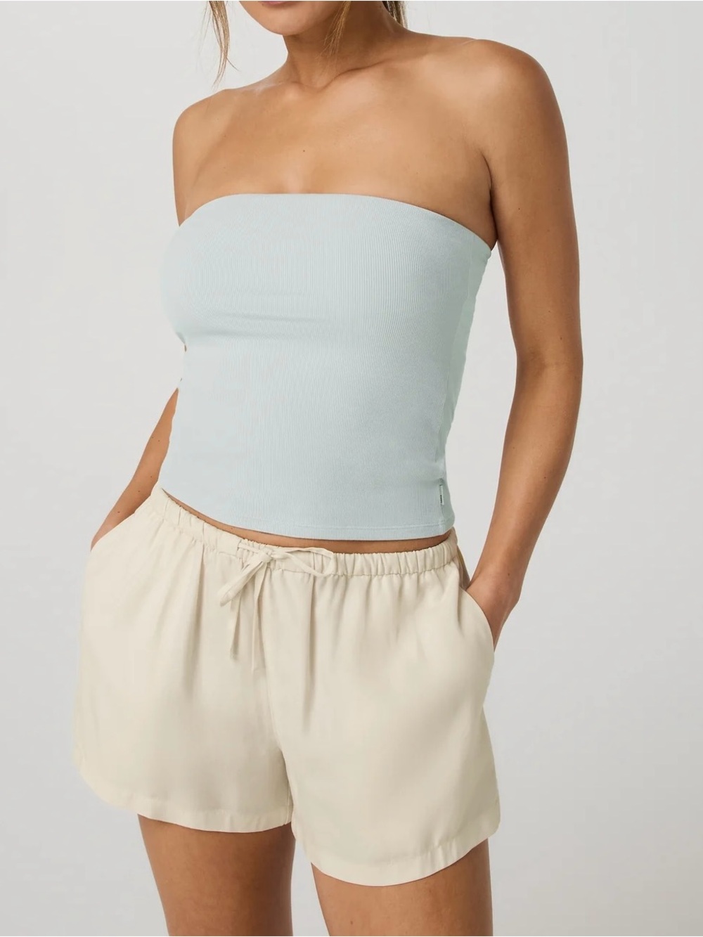 NWT Vuori Pose Tube Top in Storm Blue